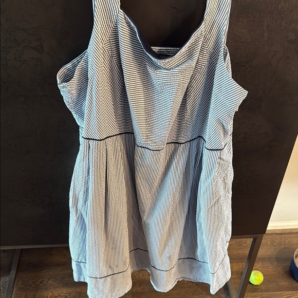 Lands' End Striped Sleeveless Dress - Picture 4 of 7